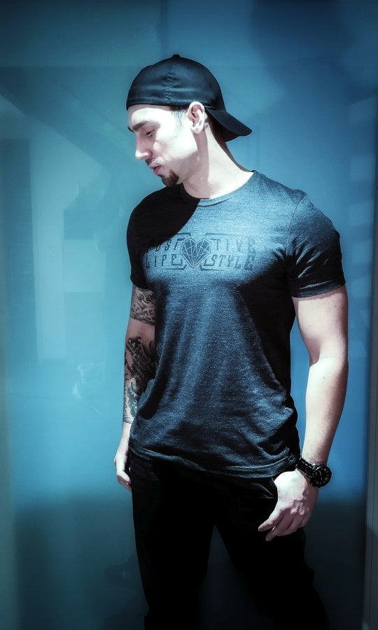 Positive Lifestyle T - Dark Grey Heather