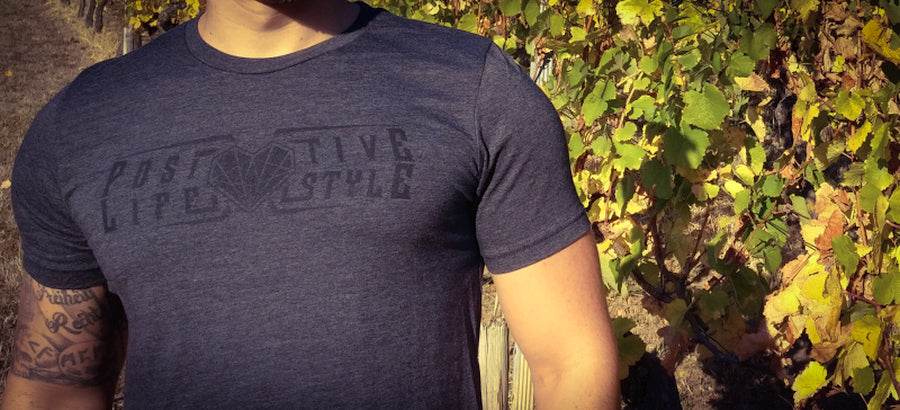 Positive Lifestyle T - Dark Grey Heather