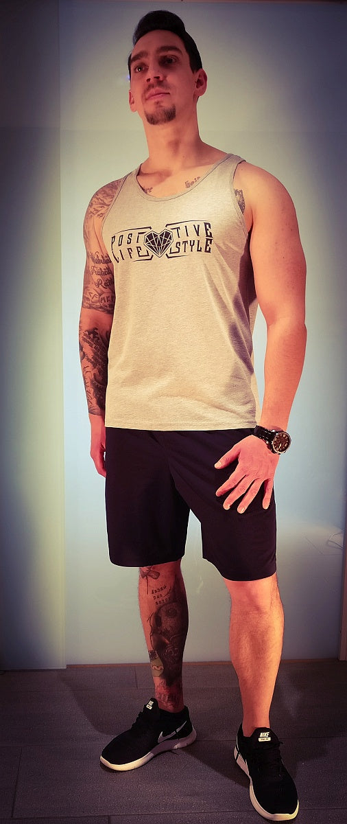 Positive Lifestyle Tank - Athletic Grey