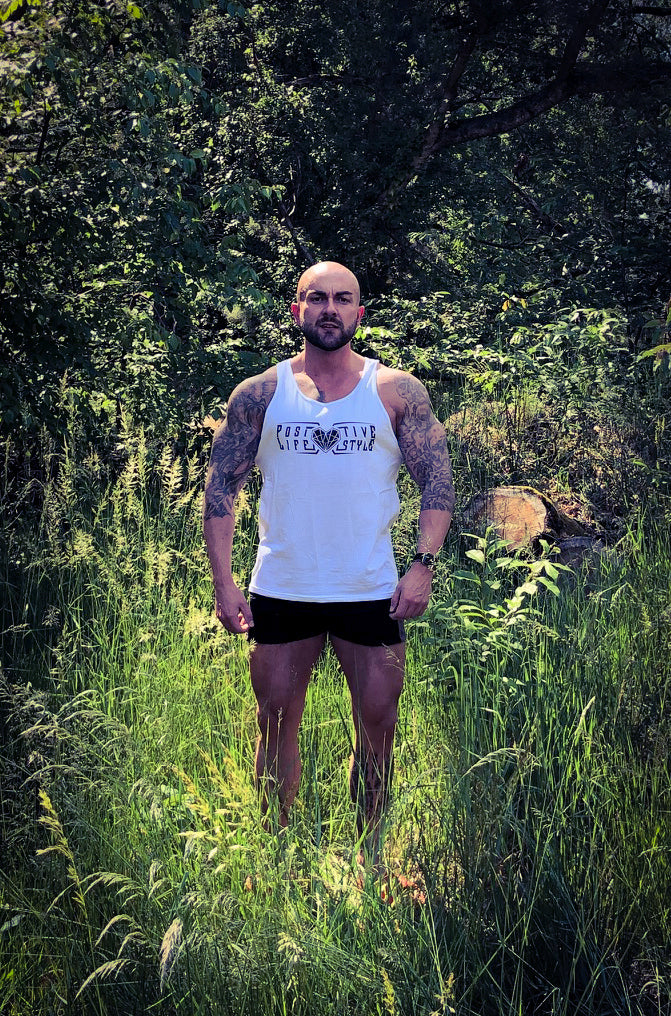 Positive Lifestyle Tank - White