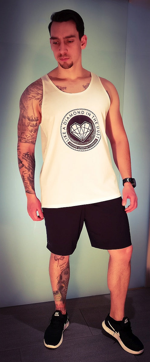 Round LADITD Tank - White