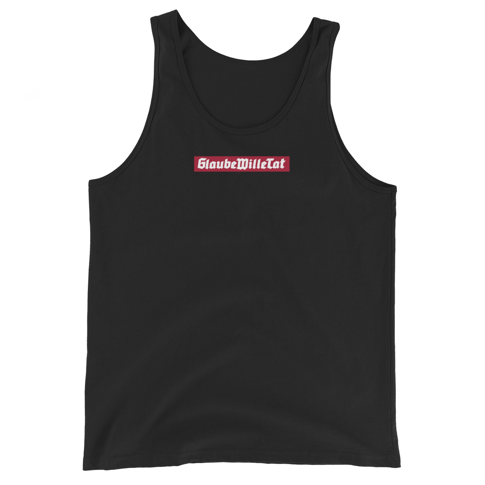 Glaube Wille Tat Tank - Black
