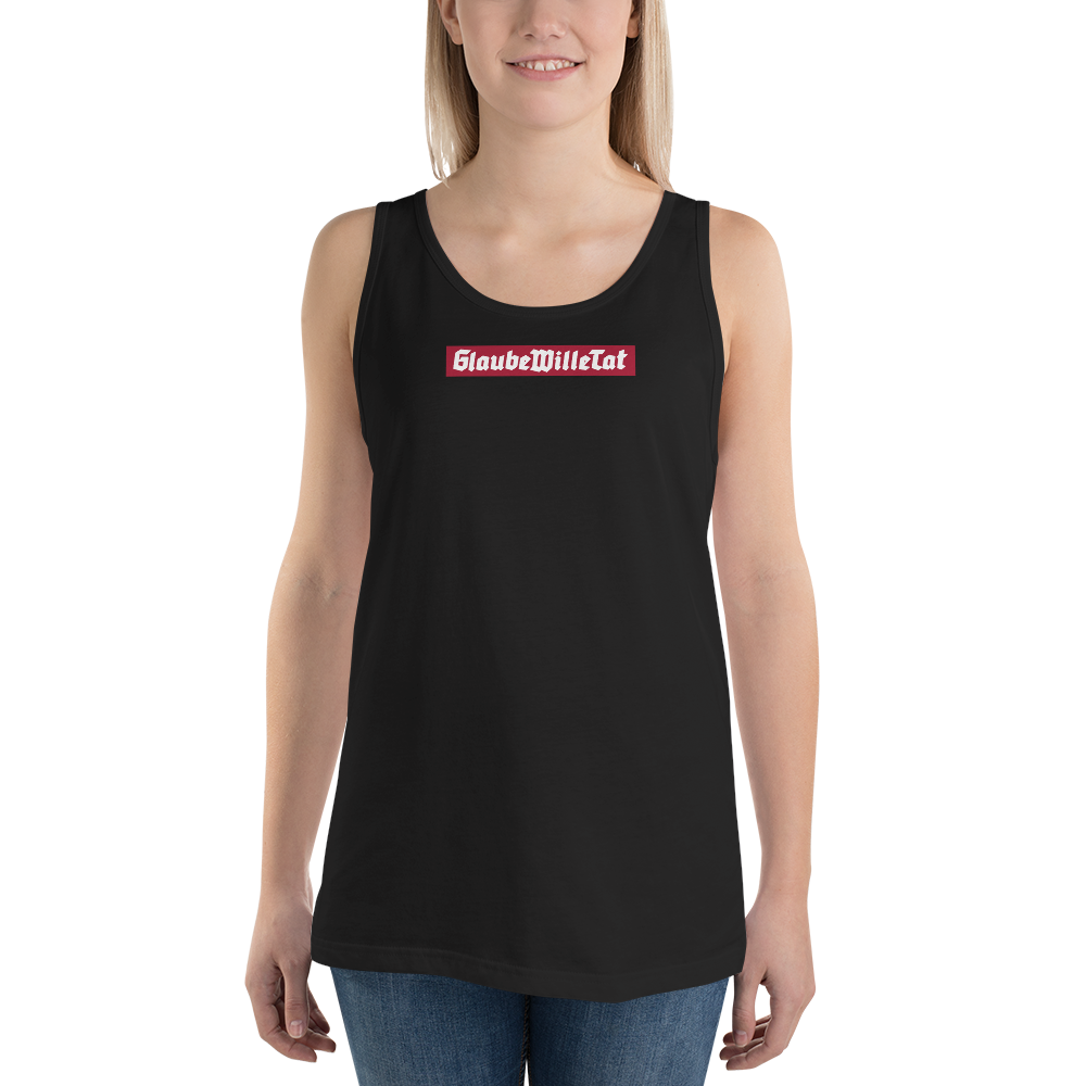 Glaube Wille Tat Tank - Black