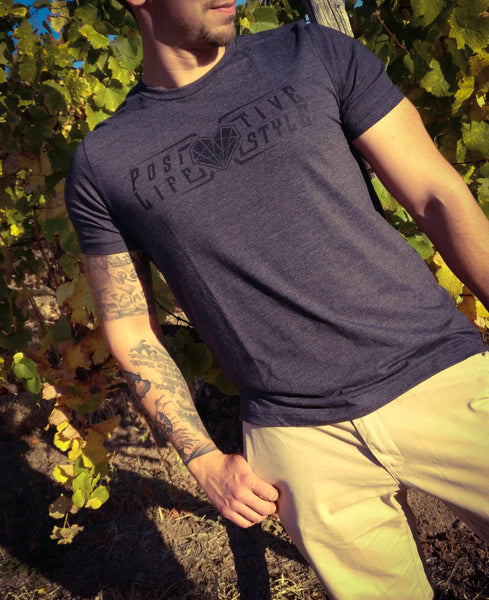 Positive Lifestyle T - Dark Grey Heather