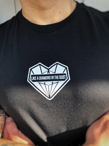 Diamond Heart LADITD T - Black