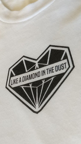Diamond Heart LADITD Long Sleeve - White