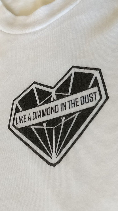 Diamond Heart LADITD T - White
