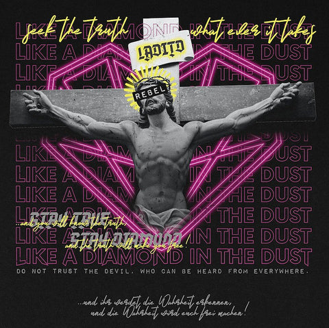 Jesus Rebel T - Black