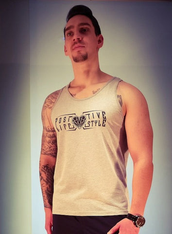 Positive Lifestyle Tank - Athletic Grey