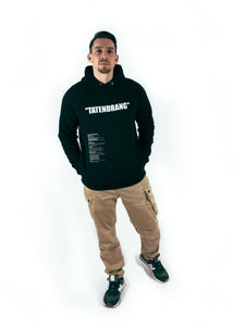 "Tatendrang" Hoodie - Black