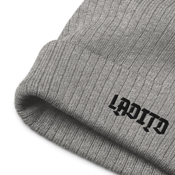 Recycled Beanie "LADITD" - Grey