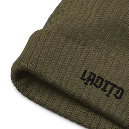 Recycled Beanie "LADITD" - Army Green