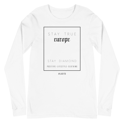 Stay True (Europe) Long Sleeve - White